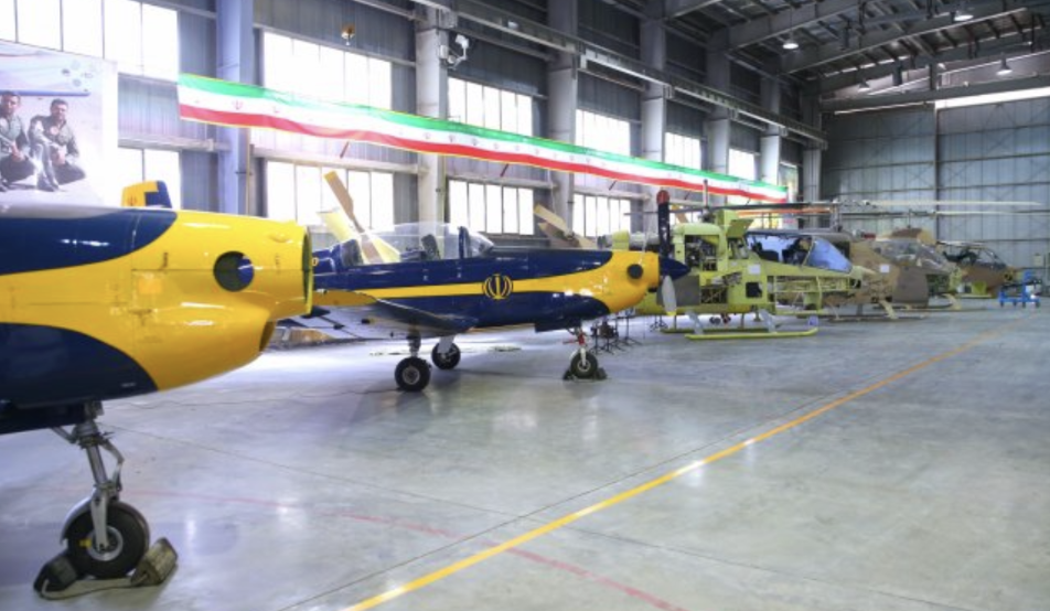 Hangars of Iran Aircraft Manufacturing Industrial Company (HESA), the Internet