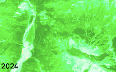 Супутникові знімки Кті-Тебердинського родовища, джерело: Planet Labs