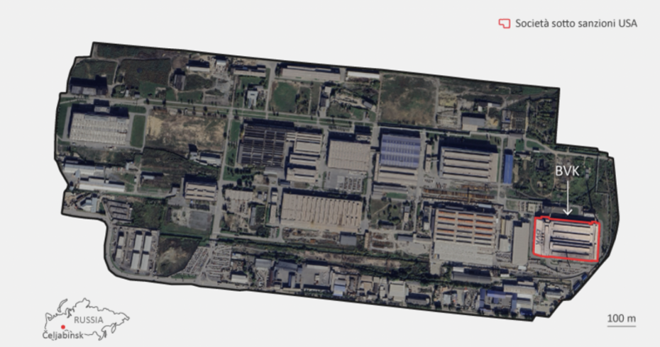 BVK plant on the territory of the Stankomash industrial park, graphics by IRPI Media