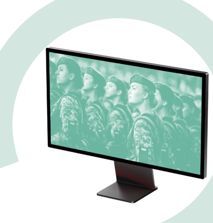 Військовослужбовиці ЗСУ — ілюстрація до дослідження StateWatch та Arm Women Now